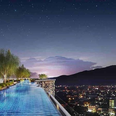 Astra Sky River无边泳池奢华温馨97㎡大三卧山景套房 Chiang Mai Exteriör bild